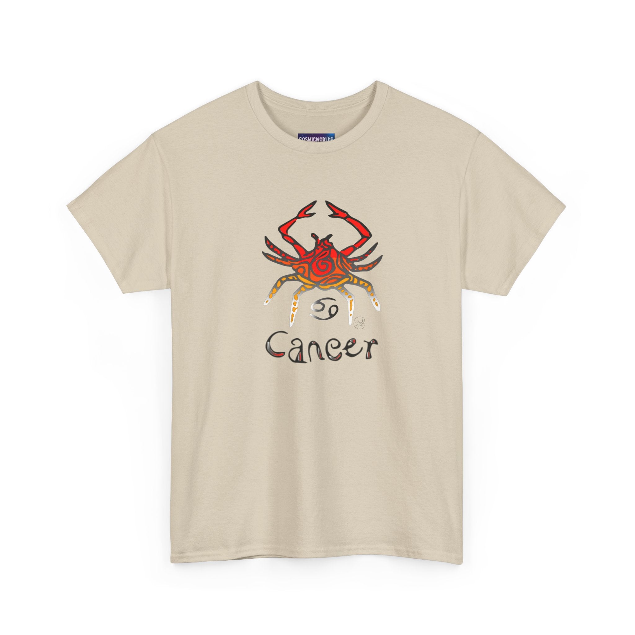 Cancer Zodiac T‑Shirt — Watercolor Crab Astrology Tee (Cancer)