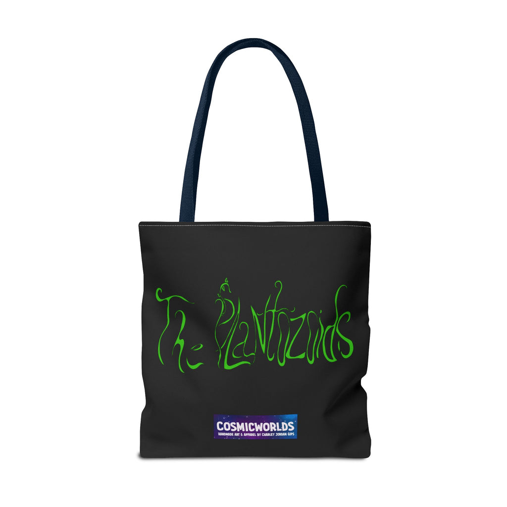 Psychedelic Garden Tote Bag — Colorful Alien Floral Art AOP