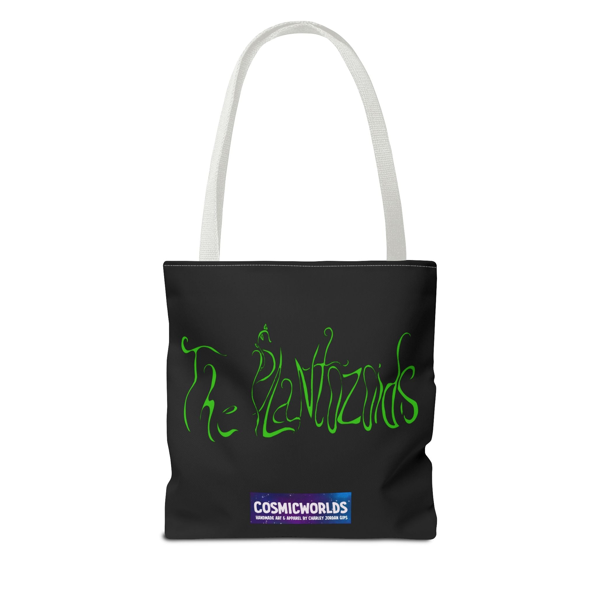 Psychedelic Garden Tote Bag — Colorful Alien Floral Art AOP