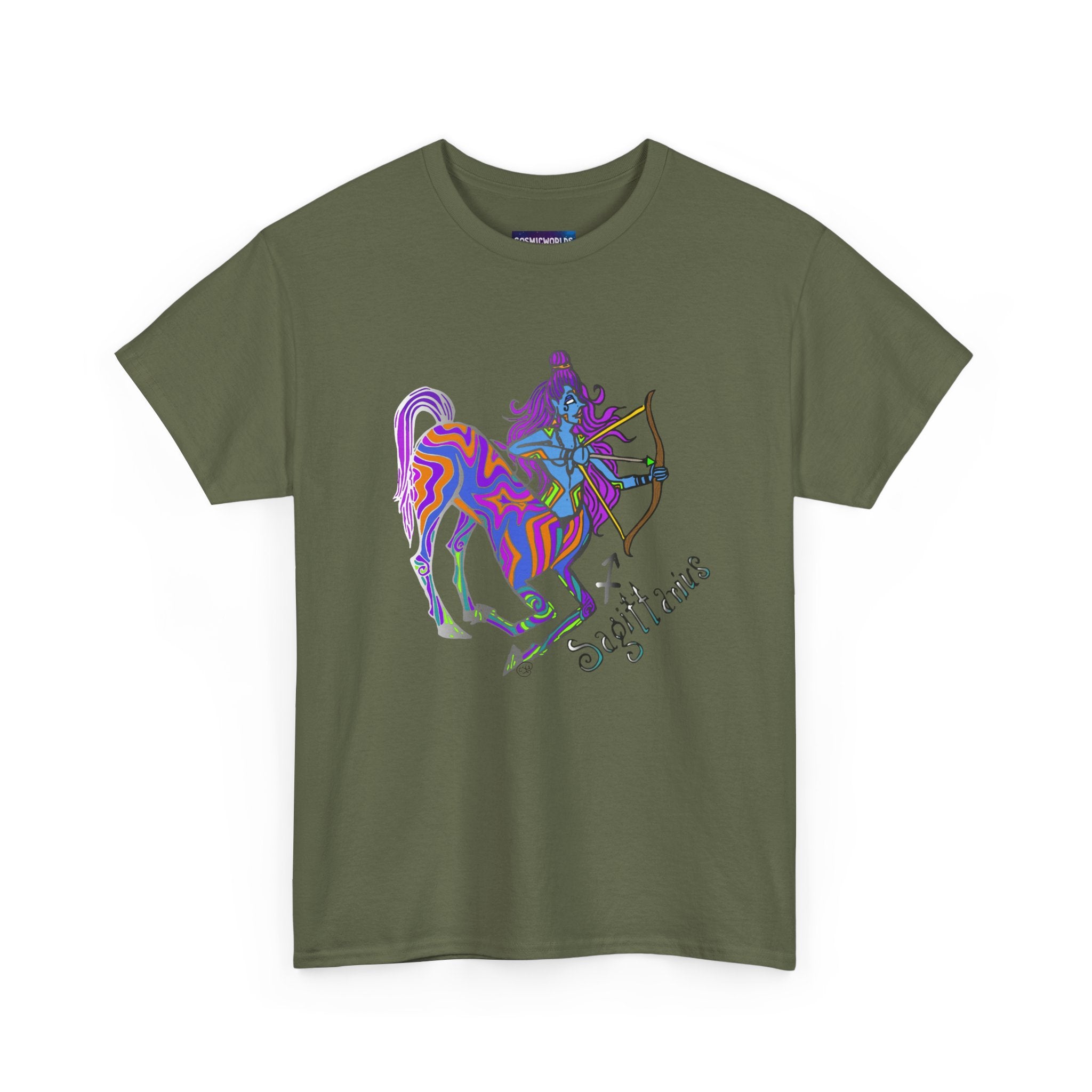 Sagittarius Centaur Archer T-Shirt — Colorful Zodiac Astrology Tee