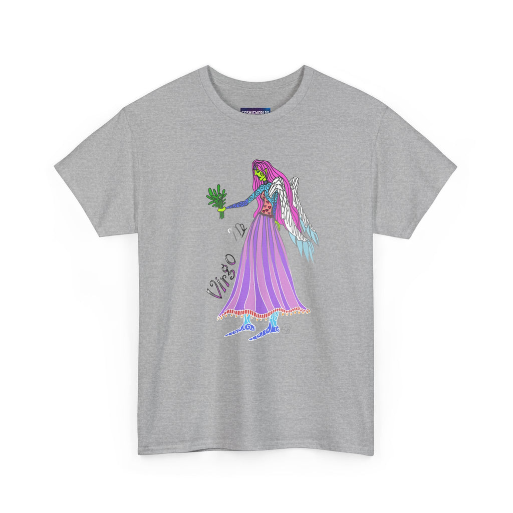 Virgo Zodiac Tee — Purple Virgo Girl Astrology T-Shirt