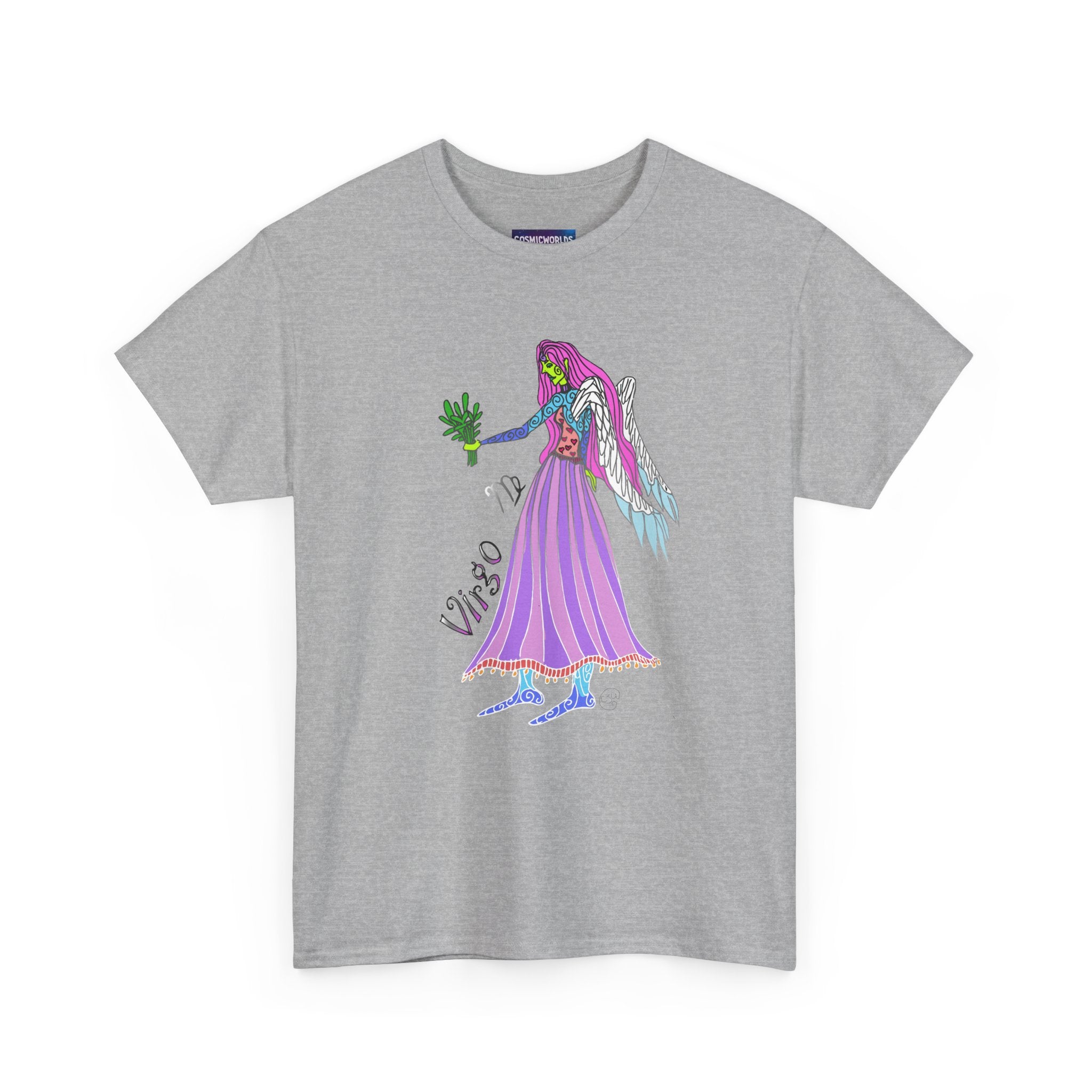 Virgo Zodiac Tee — Purple Virgo Girl Astrology T-Shirt