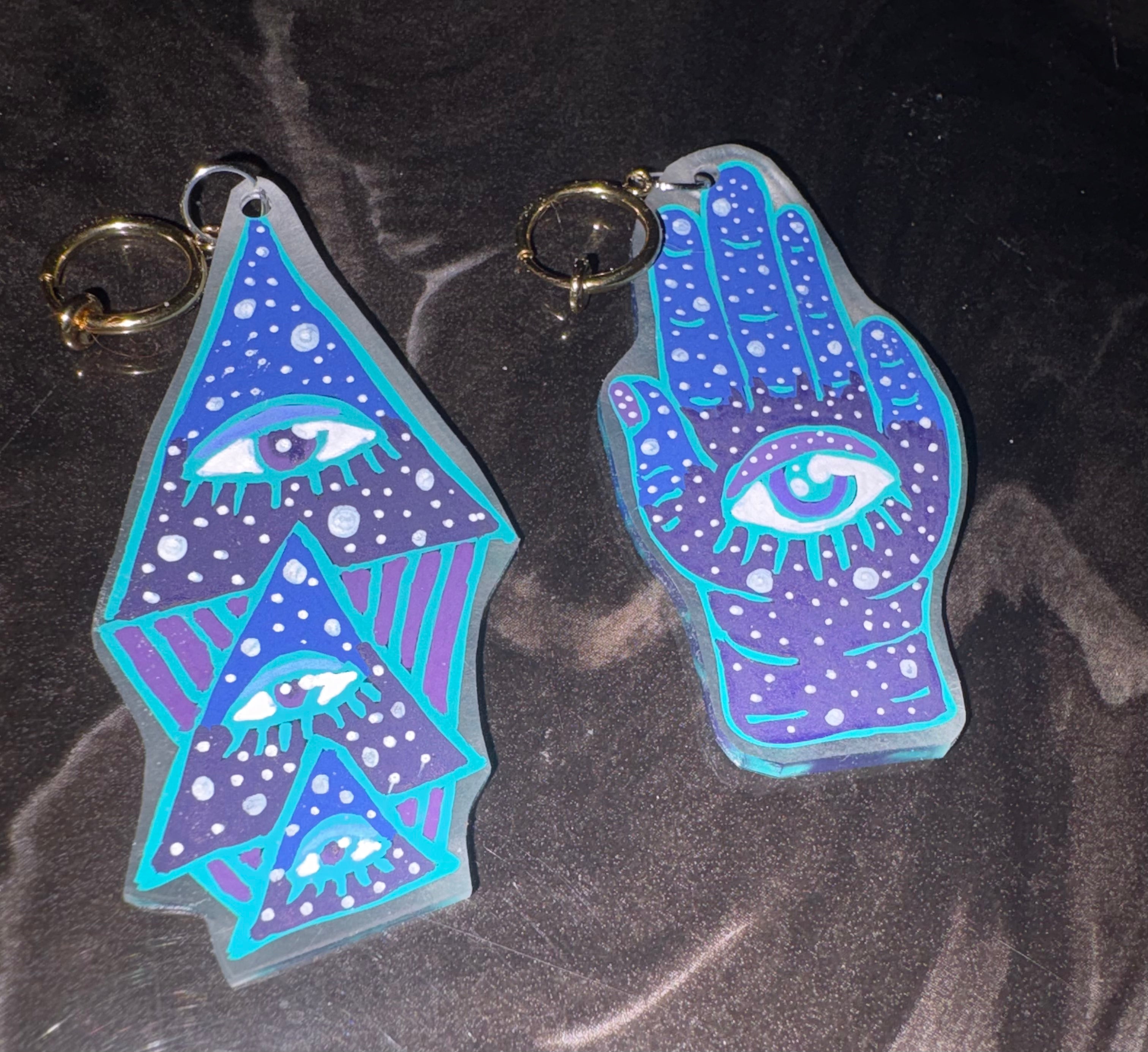Space Symbols Earrings