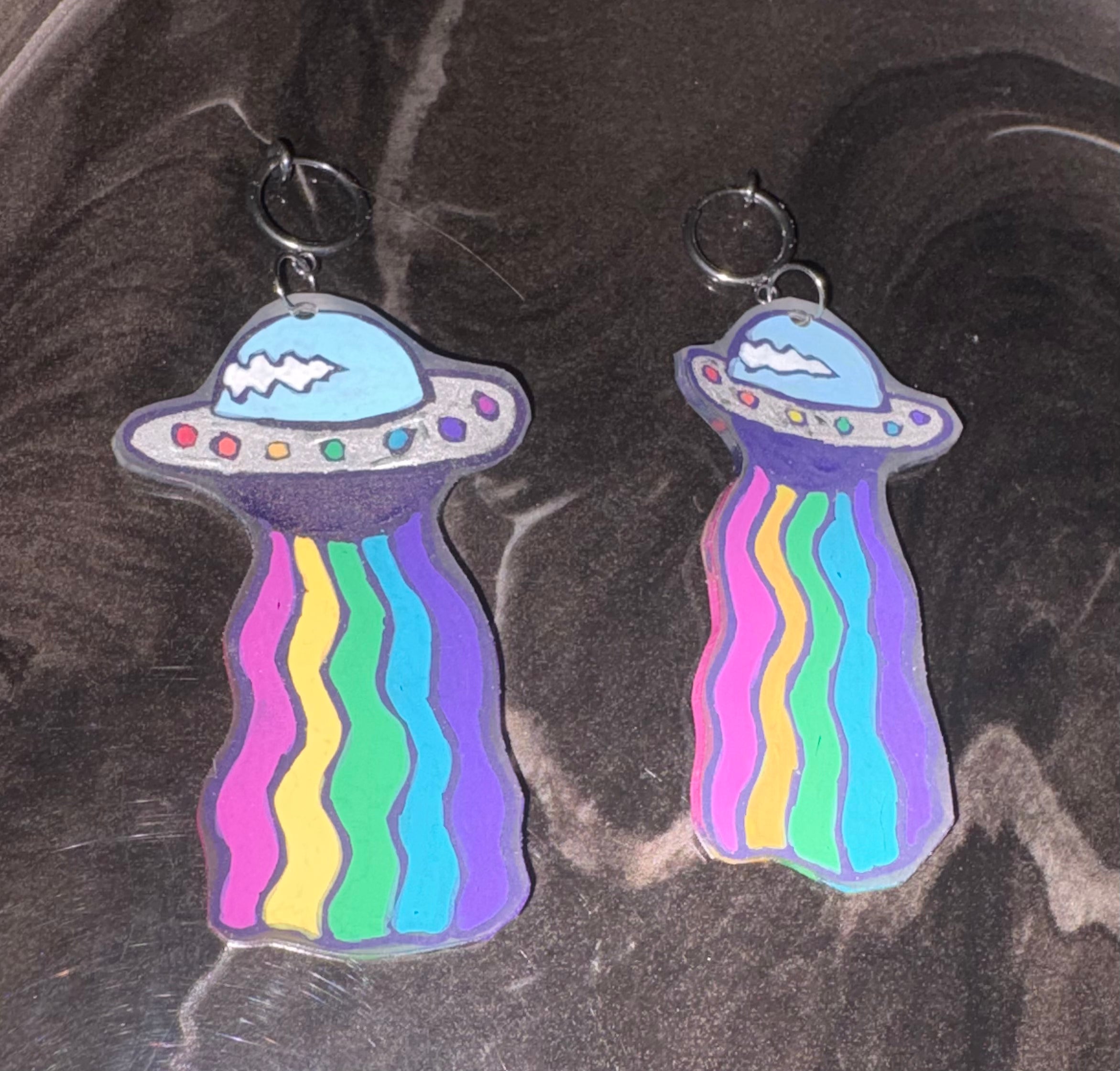 UFO Earrings