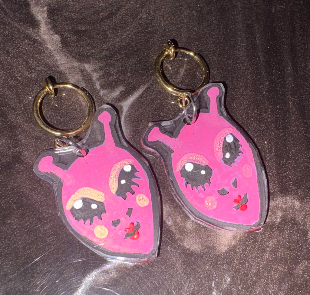 Alien Head Earrings